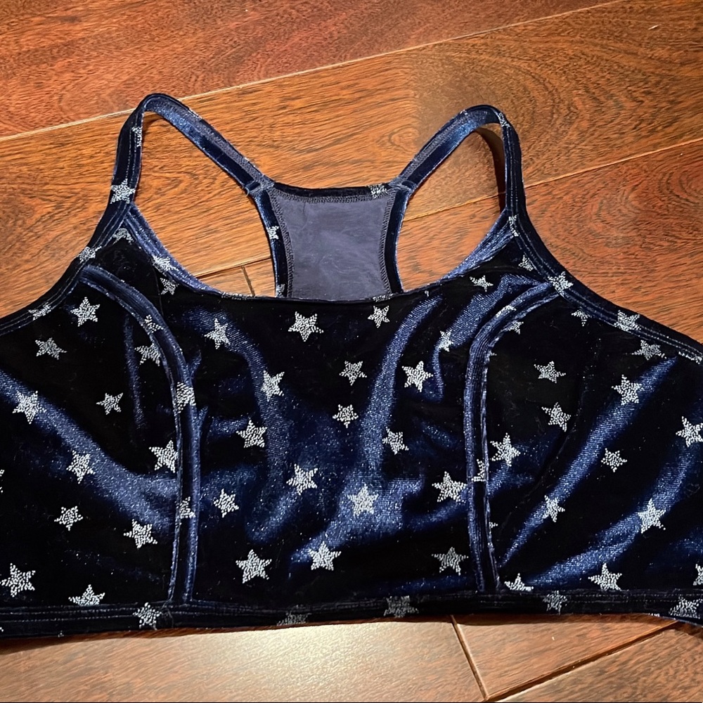 Blue and star top